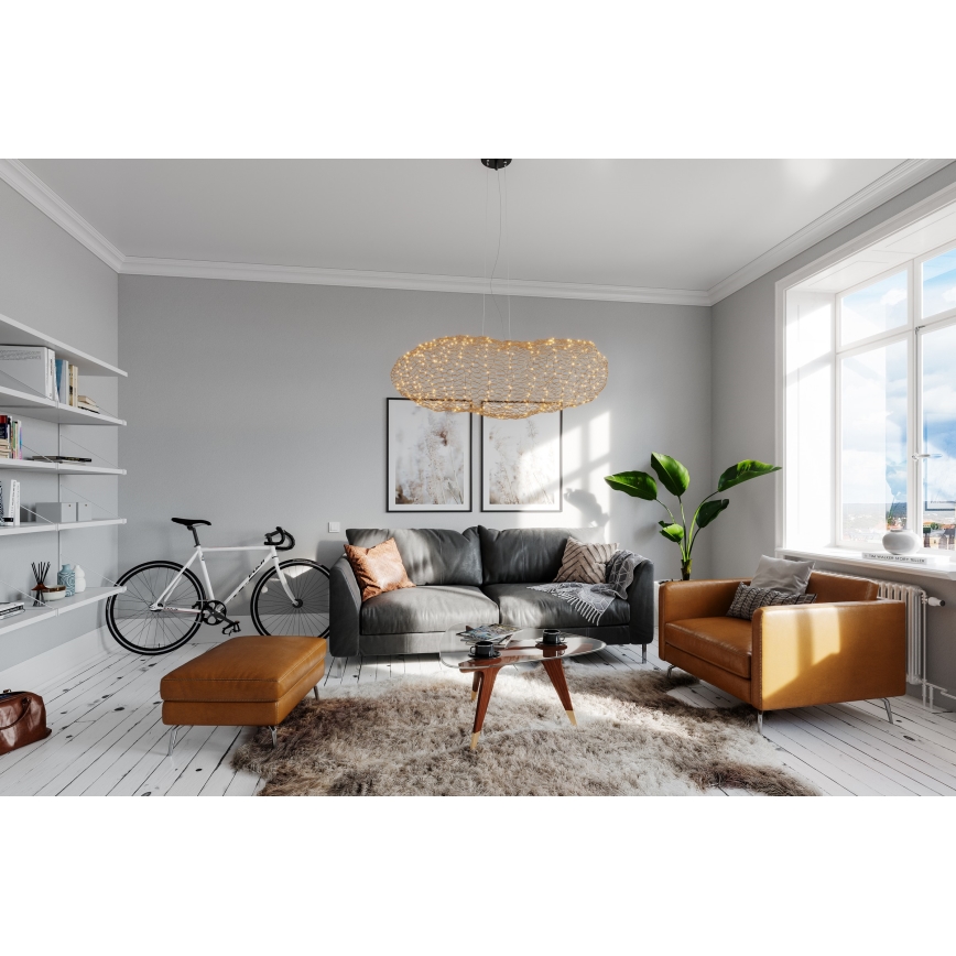 ByRydens - LED Hanglamp aan een koord HAYDEN LED/20W/230V goud