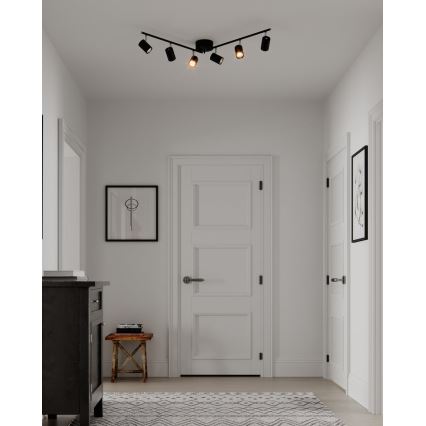 ByRydens - Spot CORRECT 6xGU10/7W/230V zwart diameter 30 cm