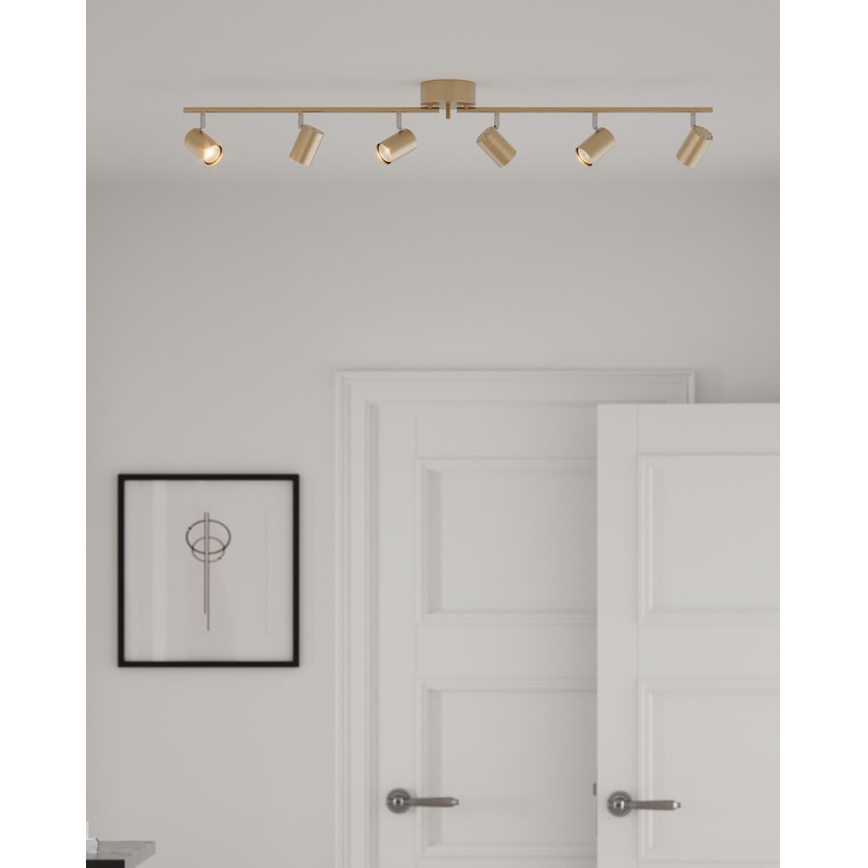 ByRydens - Spot CORRECT 6xGU10/7W/230V goud