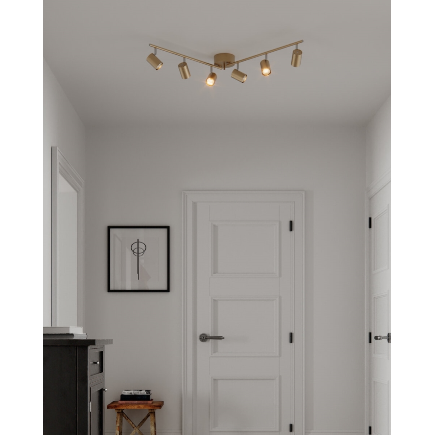 ByRydens - Spot CORRECT 6xGU10/7W/230V goud