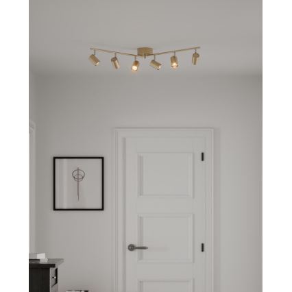 ByRydens - Spot CORRECT 6xGU10/7W/230V goud