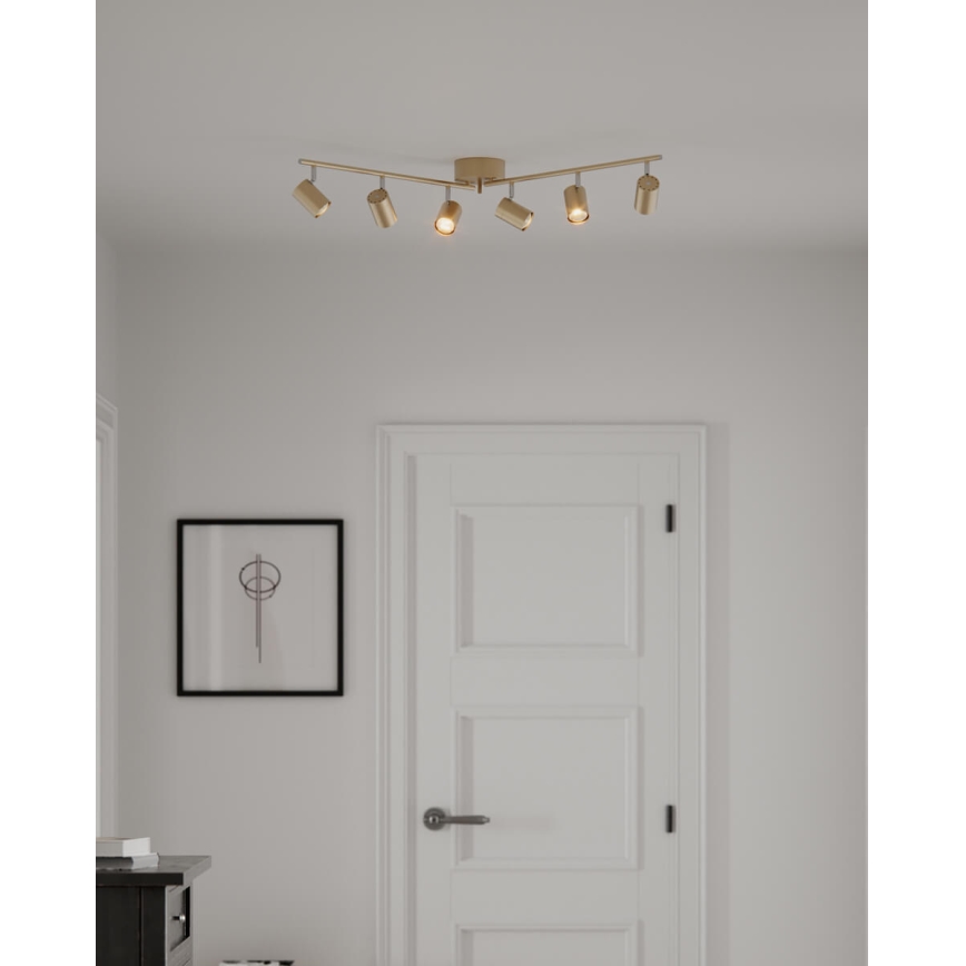 ByRydens - Spot CORRECT 6xGU10/7W/230V goud