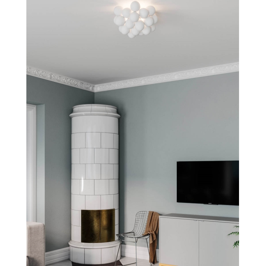 ByRydens - Plafondlamp GROSS 6xG9/5W/230V wit diameter 50 cm