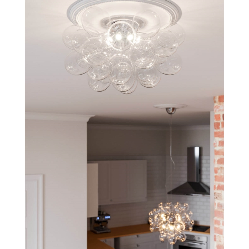 ByRydens - Plafondlamp GROSS 6xG9/5W/230V doorzichtig diameter 50 cm