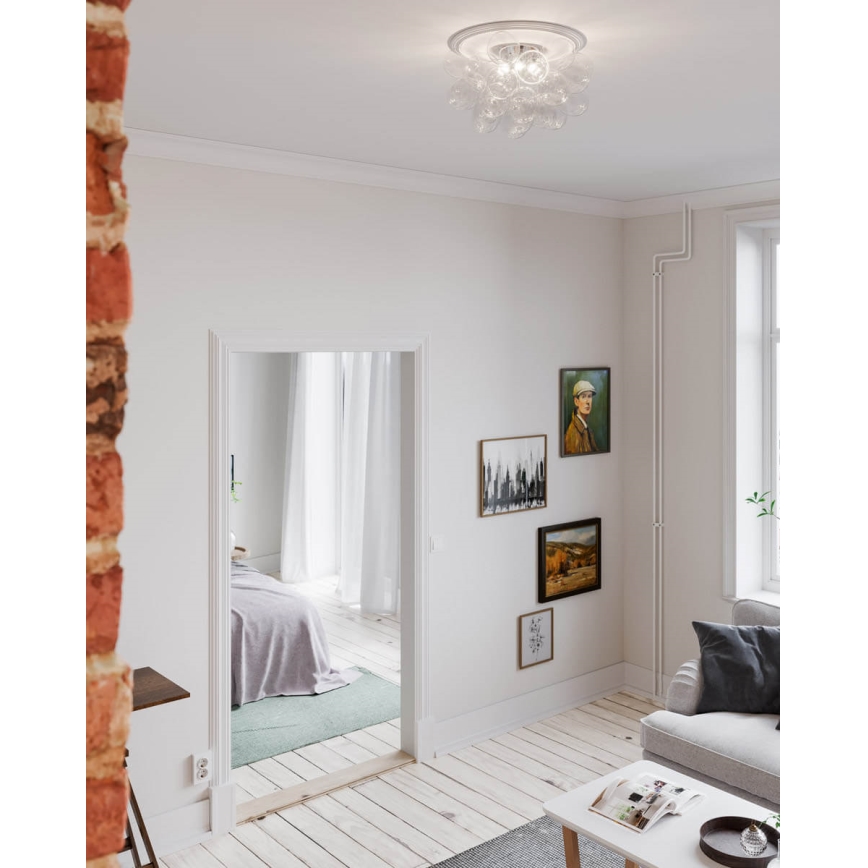 ByRydens - Plafondlamp GROSS 6xG9/5W/230V doorzichtig diameter 50 cm