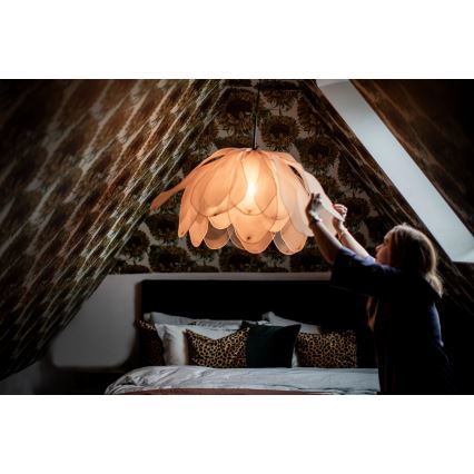 ByRydens - Hanglamp aan een koord LOU LOU 1xE27/5W/230V beige diameter 80 cm