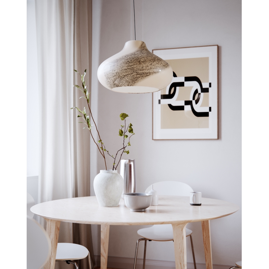ByRydens - Pendellamp aan snoer MIRA 1xE27/5W/230V bruin