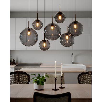 ByRydens - Hanglamp met kabel LAURA 7xE27/8W/230V