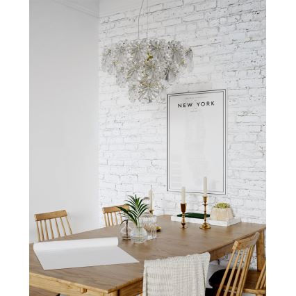 ByRydens - Hanglamp aan kabel LORRAINE 5xE14/8W/230V