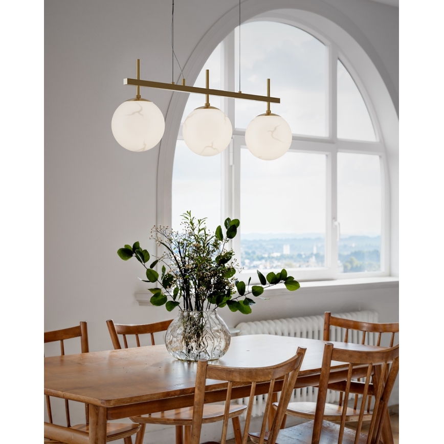 ByRydens - BELLAGIO hanglamp aan kabel 3xE27/8W/230V