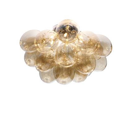 ByRydens - Plafondlamp GROSS 6xG9/8W/230V rookkleurig/bruin Ø 70 cm