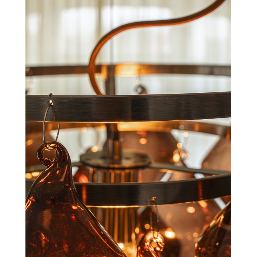 ByRydens - Hanglamp GEMMA met snoer 1xE27/5W/230V