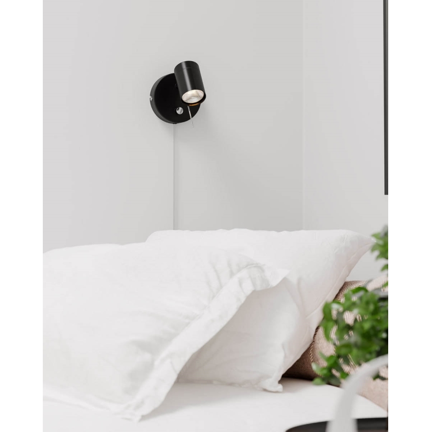 ByRydens - Dimbare wandspot CORRECT 1xGU10/7W/230V zwart