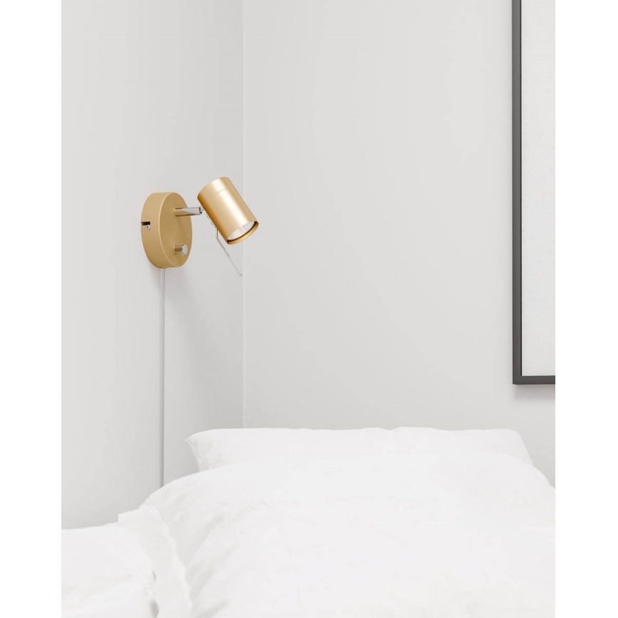 ByRydens - Dimbare wandspot CORRECT 1xGU10/7W/230V goud