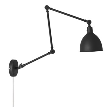 ByRydens - Dimbare wandlamp BAZAAR 1xE27/5W/230V zwart