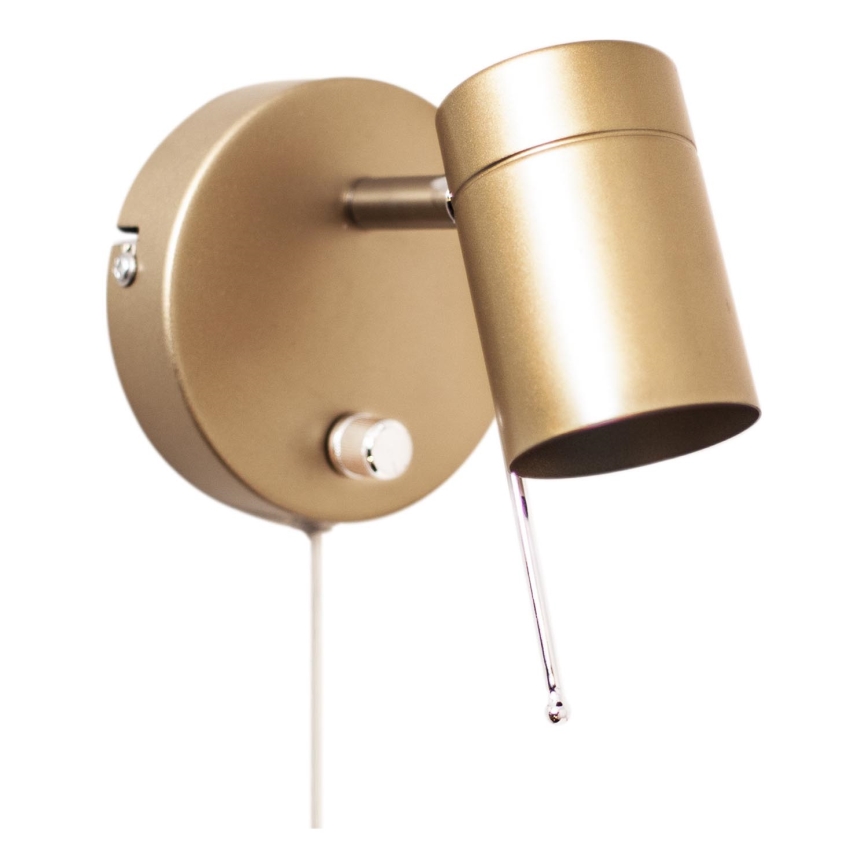 ByRydens - Dimbare wandspot CORRECT 1xGU10/7W/230V goud