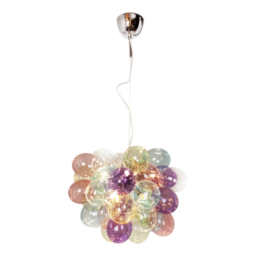 ByRydens - Hanglamp aan een koord GROSS 8xG9/4W/230V kleurrijk diameter 50 cm