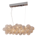 ByRydens - Hanglamp aan een koord GROSS BAR 8xG9/4W/230V gerookt/bruin