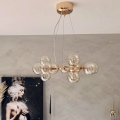 ByRydens - Hanglamp aan een koord SPLENDOR 15xG9/5W/230V gerookt/bruin diameter 58 cm