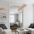 ByRydens - Hanglamp aan een koord SPLENDOR 25xG9/5W/230V gerookt/bruin