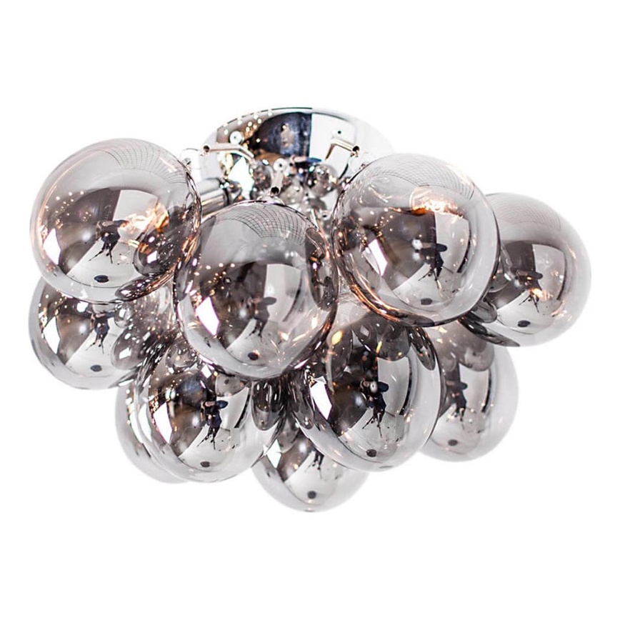 ByRydens - Plafondlamp GRANDE 3xG9/4W/230V gerookt/zwart diameter 30 cm