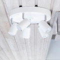 ByRydens - Plafondspot CORRECT 5xGU10/7W/230V wit Ø 30 cm