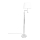 ByRydens - Staande LED Lamp ORLANDO 1xE27/5W/230V + LED/3W wit/glanzend chroom diameter 36 cm