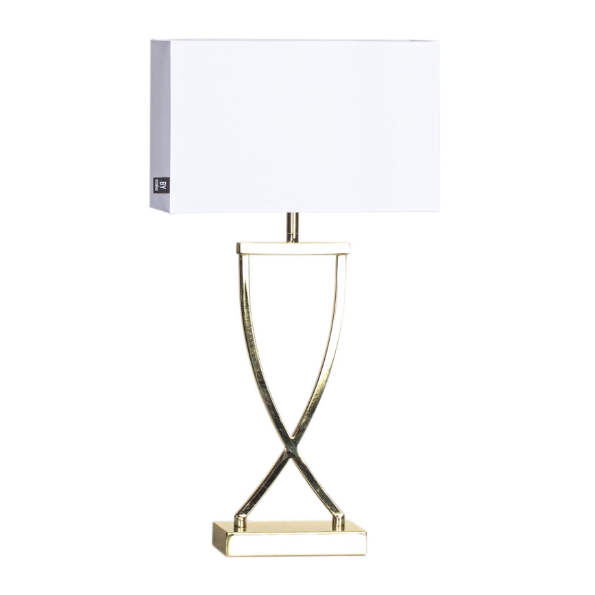 ByRydens - Tafellamp OMEGA 1xE27/5W/230V wit/goud