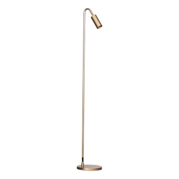 ByRydens - Vloerlamp CURVE 1xGU10/7W/230V goudkleurig