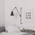 ByRydens - Wandlamp YUKON 1xE27/5W/230V zwart