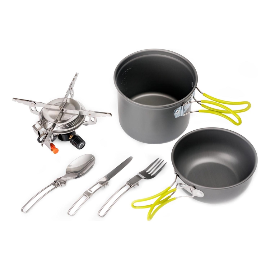 Camping gasfornuis met accessoires