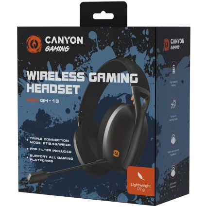 Canyon - Draadloze hoofdtelefoons met een microfoon 400 mAh zwart