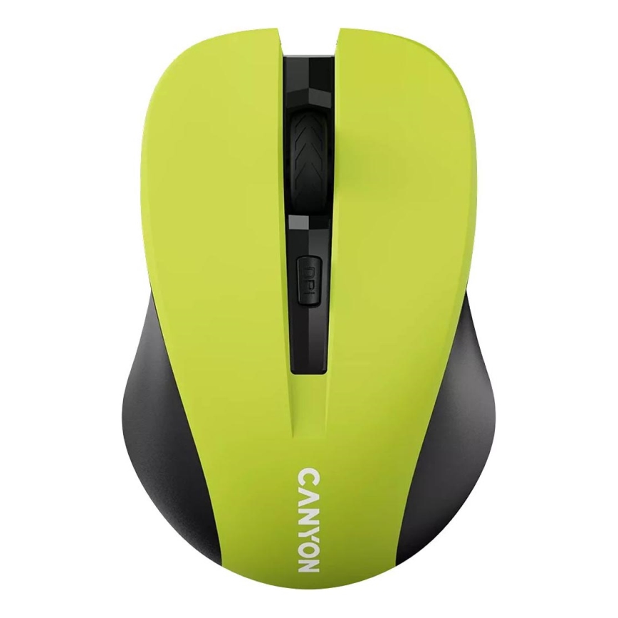 Canyon - Draadloze muis 800/1000/1200 DPI 2xAAA geel