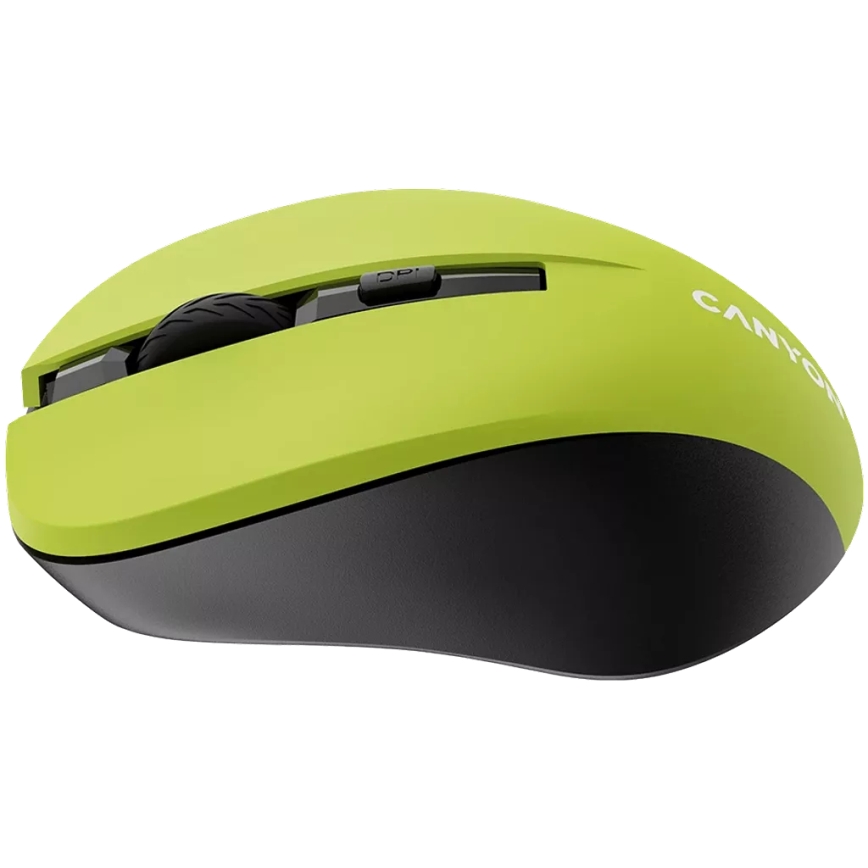 Canyon - Draadloze muis 800/1000/1200 DPI 2xAAA geel