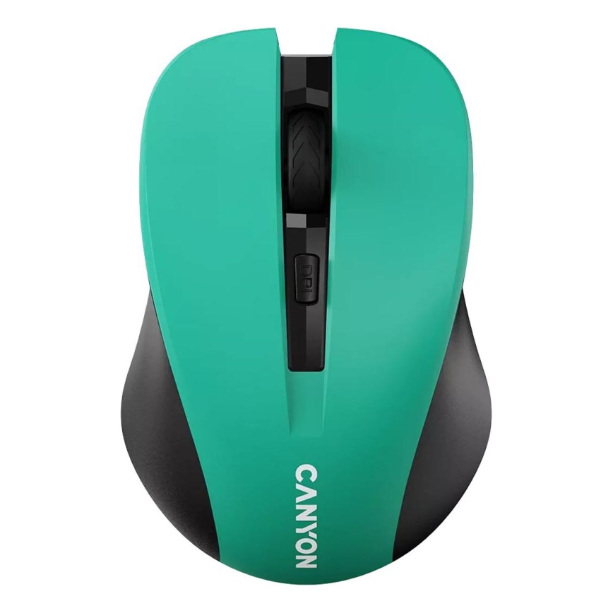 Canyon - Draadloze muis 800/1000/1200 DPI 2xAAA groen