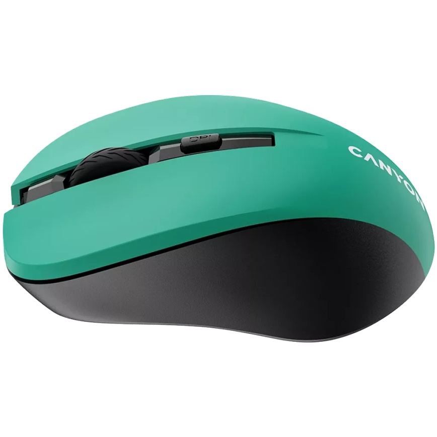 Canyon - Draadloze muis 800/1000/1200 DPI 2xAAA groen