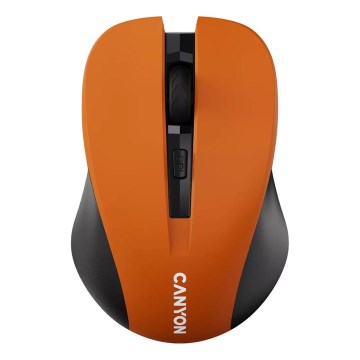 Canyon - Draadloze muis 800/1000/1200 DPI 2xAAA oranje