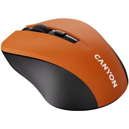 Canyon - Draadloze muis 800/1000/1200 DPI 2xAAA oranje