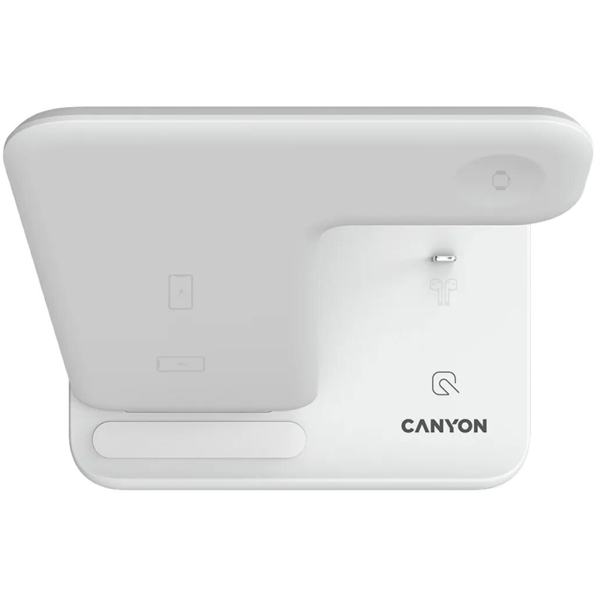 Canyon - Draadloze oplader 3in1 wit