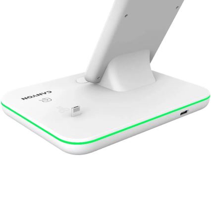 Canyon - Draadloze oplader 3in1 wit