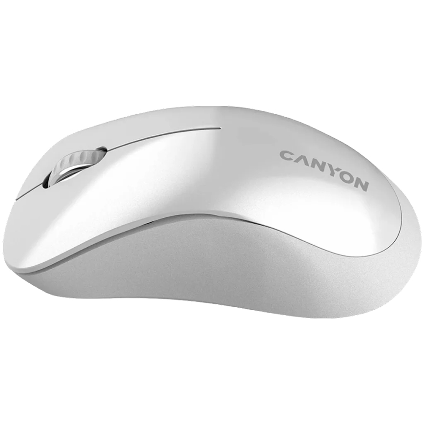 Canyon - Draadloze optische muis met sensor Pixart MW 1200 DPI 2xAAA wit