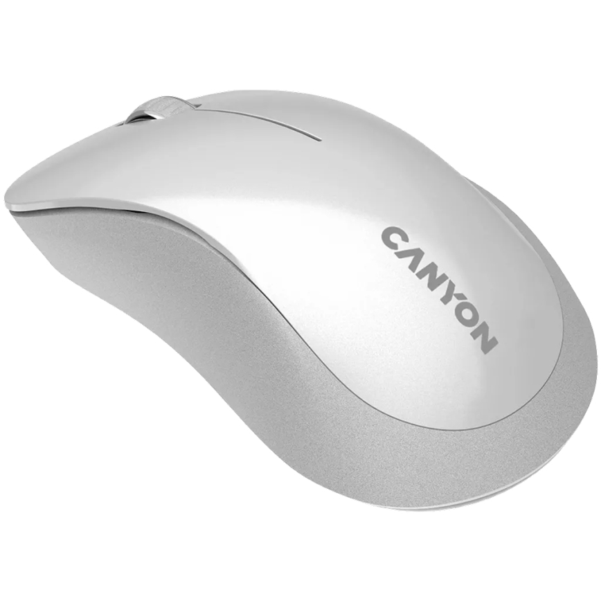 Canyon - Draadloze optische muis met sensor Pixart MW 1200 DPI 2xAAA wit