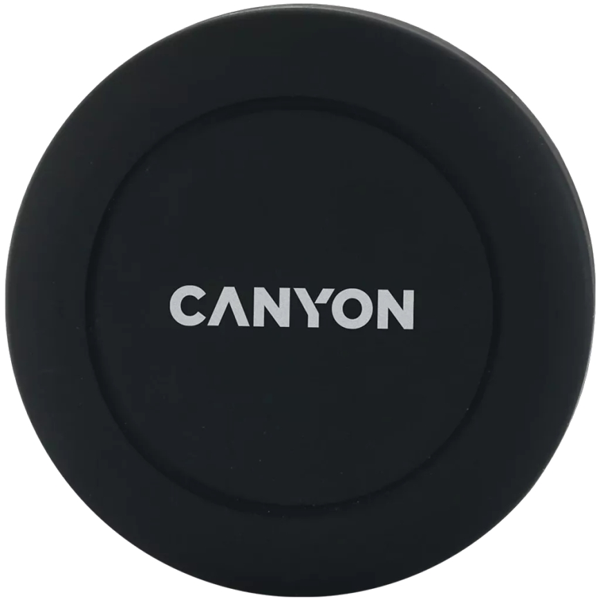 Canyon - Magnetische ronde telefoonhouder voor in de auto zwart