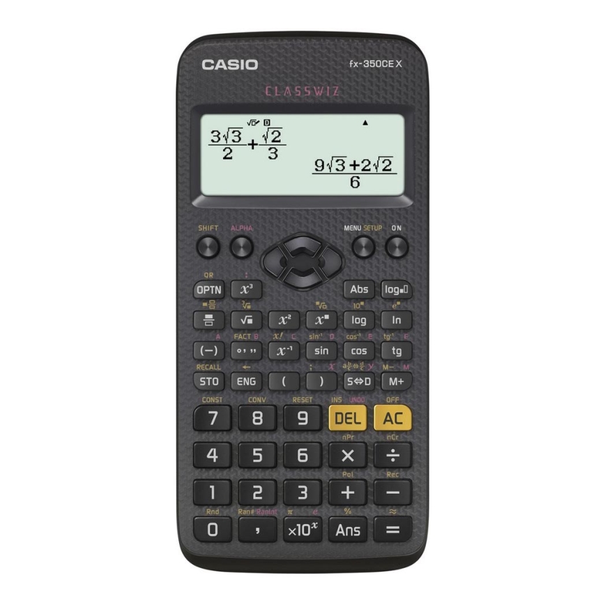 Oude tijden Een zekere Licht Casio - School Rekenmachine 1xAAA zwart | Lampenmanie