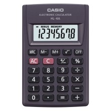 Casio - Zak Rekenmachine 1xLR54 zwart