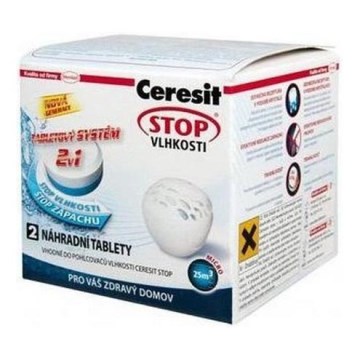 Ceresit - 2-in-1 PEARL-tabletten voor ontvochtigers, 2 x 300 g, neutraal