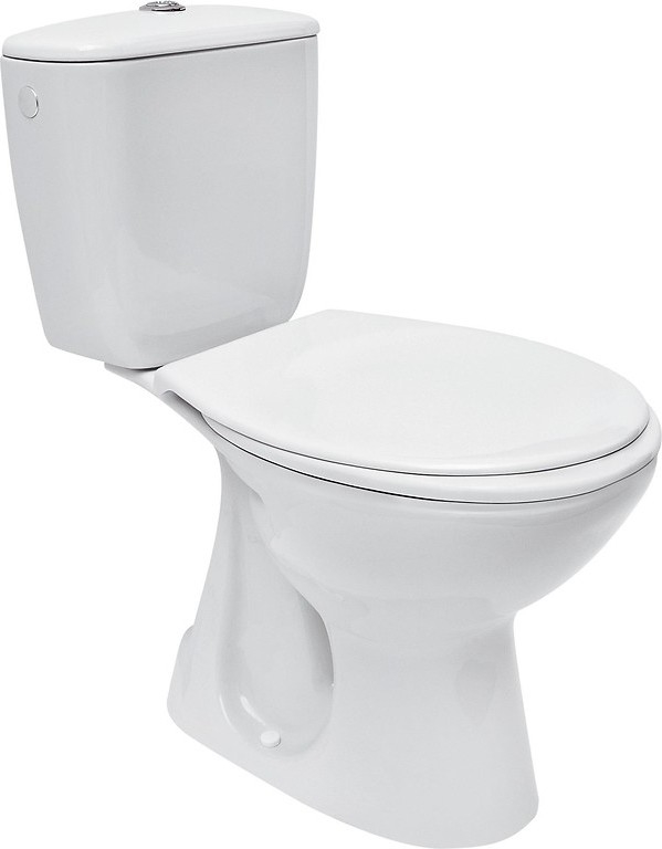 Cersanit K08-029 - Staande toilet met toiletzitting PRESIDENT keramiek/wit
