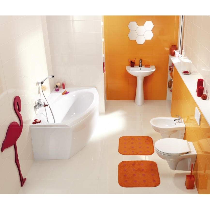 Cersanit K08-029 - Staande toilet met toiletzitting PRESIDENT keramiek/wit
