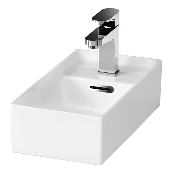 Cersanit K114-004 - Opbouwwastafel CREA 22x40 cm keramiek/glanzend wit