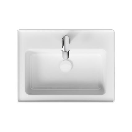 Cersanit K114-006 - Inbouwwastafel CREA 44,5x60 cm keramiek/glanzend wit